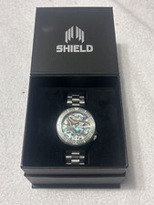 Shield Atlantic Abalone Bracelet Watch W/Date...