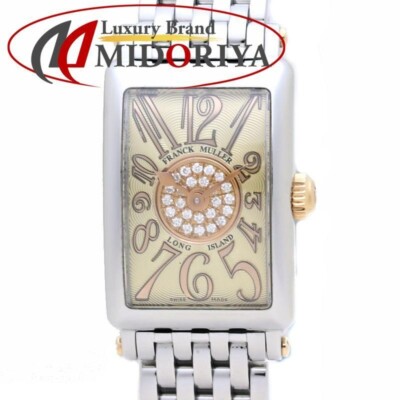Franck Muller 802QZ Rel CD 1P CP (Stg) Lang Island Petit Pastille Damen Quartz