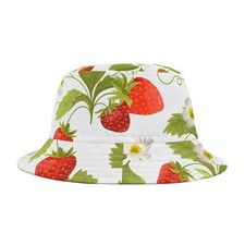 Great summer strawberry hat gift for mom lBucket Hat strawberry 