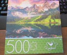 New Colorful Summer Sunrise 24"x 18" 500 Pc. Sealed Complete Cardinal Puzzle