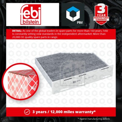 Pollen / Cabin Filter 105791 Febi 1K2819653B 1K2819669 Top Quality Guaranteed