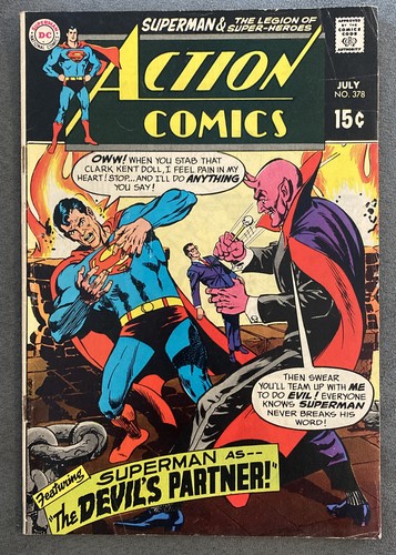 Action Comics #378 VG 4.0 1969