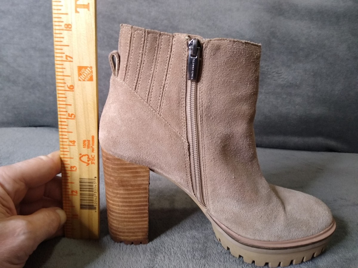 Vince Camuto Ernessa Suede Boots Lug Sole 4