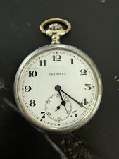 Terminus Open Face Pocket Watch