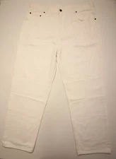 Vintage LA Gate White Baggy Wide Taper Jeans Mens 40 L.A.