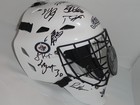 2019 WINNIPEG JETS TEAM SIGNED GOALIE MASK PATRIK LAINE WHEELER SCHEIFELE PROOF — photo 1
