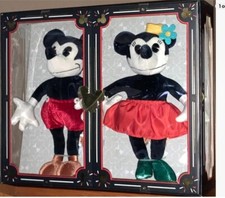 13  Retro 1923 Mickey and Minnie Mouse Collectible Plush Dolls Limited Release