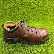 Timberland Pro Powerfit Womens Size 7.5W Brown Outdoor Working Safety Toe Shoes