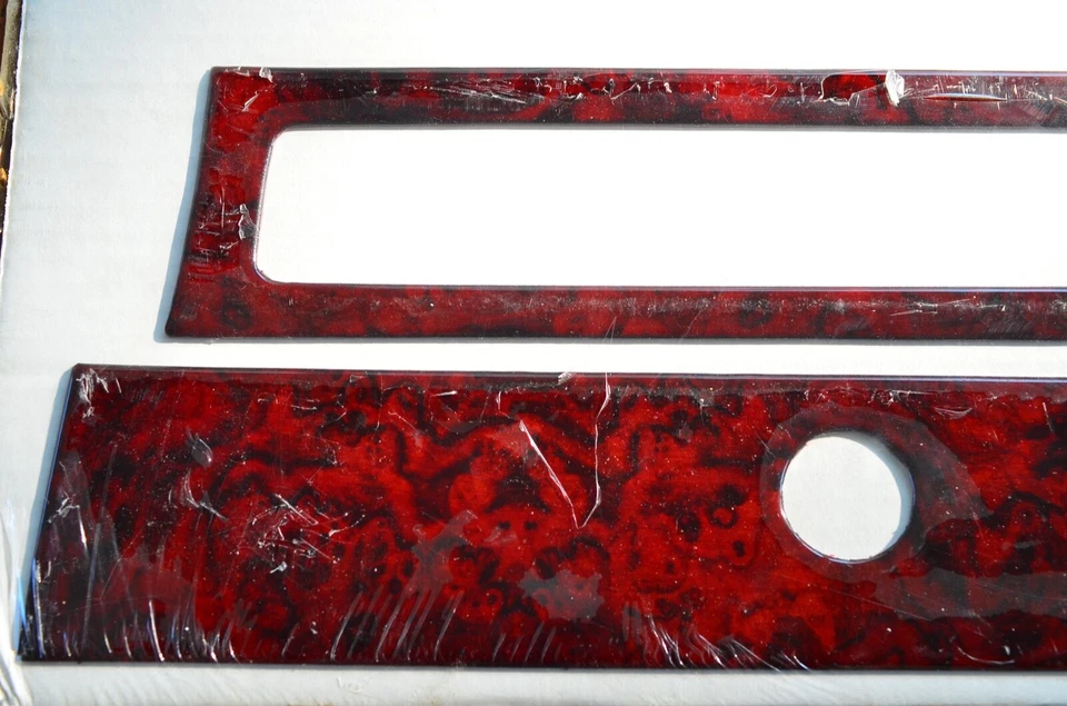 Juego de molduras de tablero interior para Jaguar XJ6 1988-1990 madera de cerezo Foto 2 de 4