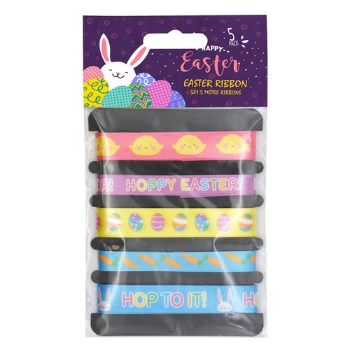 Easter Ribbons for Gift Wrapping, Bonnet Decor, DIY Bows Craft, Polyester Ribbon - Picture 85 of 92