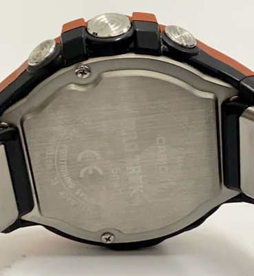 Casio PRO TREK WSD-F20 61.7mm Orange Case Black Classic Casio PRO TREK WSD-F20 61.7mm Orange Case Black Classic