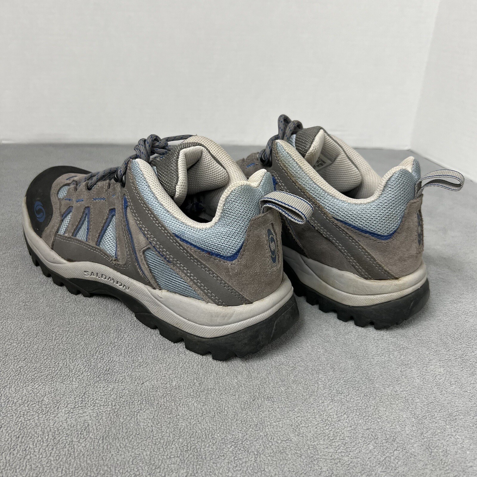 Salomon Contagrip scarpe da trekking trail walk donna taglia 9 5M grigio blu 643001