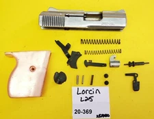 LORCIN L 25 CAL.GUN REPAIR PARTS SLIDE BARRLE GRIPS FIRING PIN ITEM # 20-369
