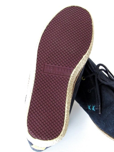 TED BAKER London Mens Abdon 2 Soft Blue Suede Ankle Boots Shoes SZ 7 - Picture 8 of 10