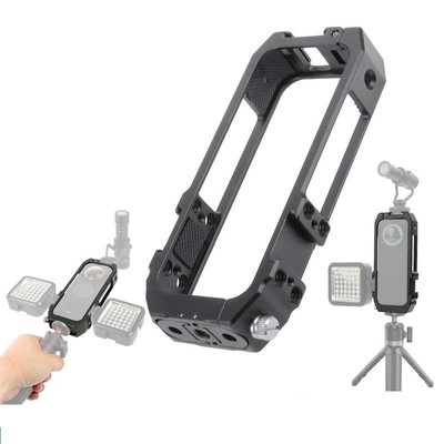 PULUZ Gabbia Metallica Protettiva Per Insta360 X3 Con Slitta E Attacco Treppiede