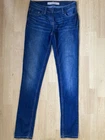 NEXT Dark Blue RELAXED SKINNY Everyday JEANS size 8 L long Stretch Denim W29 L32
