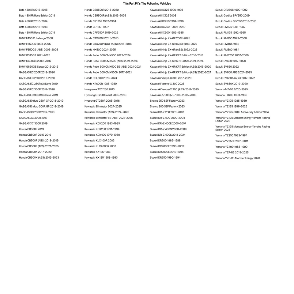 Cadena de anillo en X Primary Drive 520 ORH 520x112 para Suzuki RM125 1981-1982, 1992-1995 Foto 2 de 4