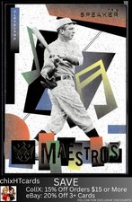 Tris Speaker 2022 Panini Diamond Kings Maestros #M-2 Cleveland Indians