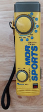 MDR Sports AM FM Radio Yellow OneWorld Estate Find Works Needs Light Cleaning