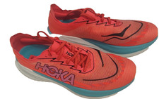 Hoka Men's One One Mach X 2 Running Shoes Sneakers Electric Coral 11.5D