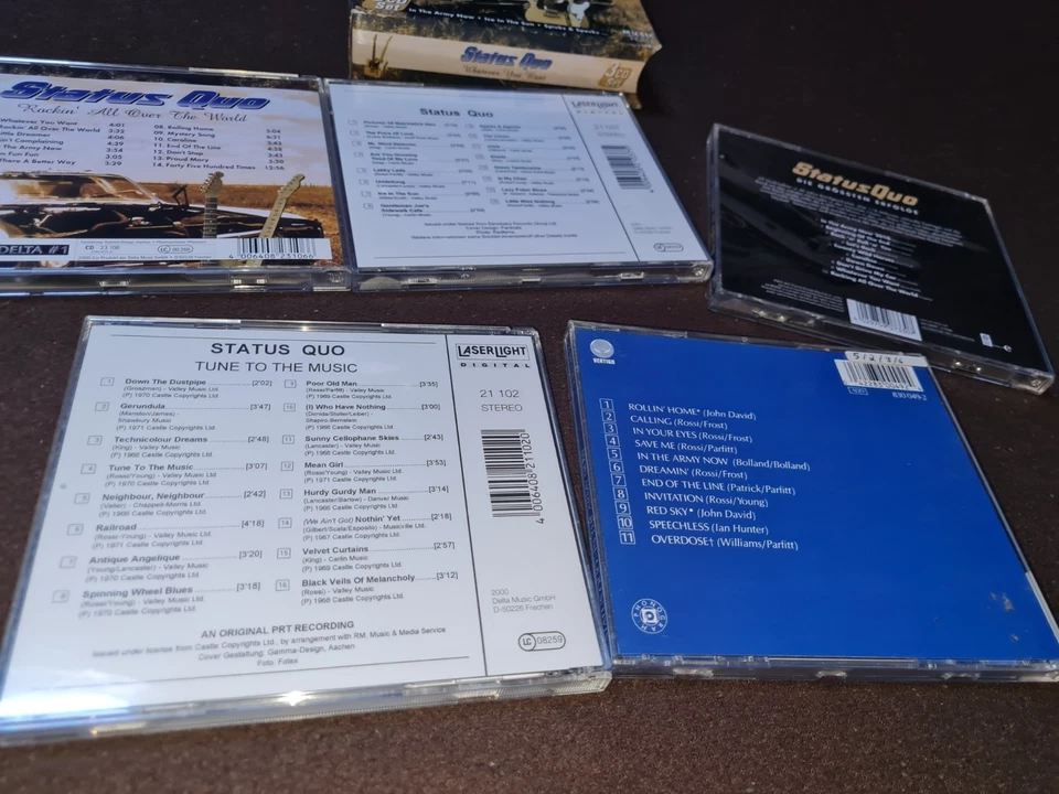 Status Quo 5CDs Box Set Time to the Music In The Army Now Whatever You Want - Bild 2 von 4