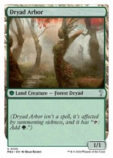 Dryad Arbor White Border - MB2 - NM - MTG Magic