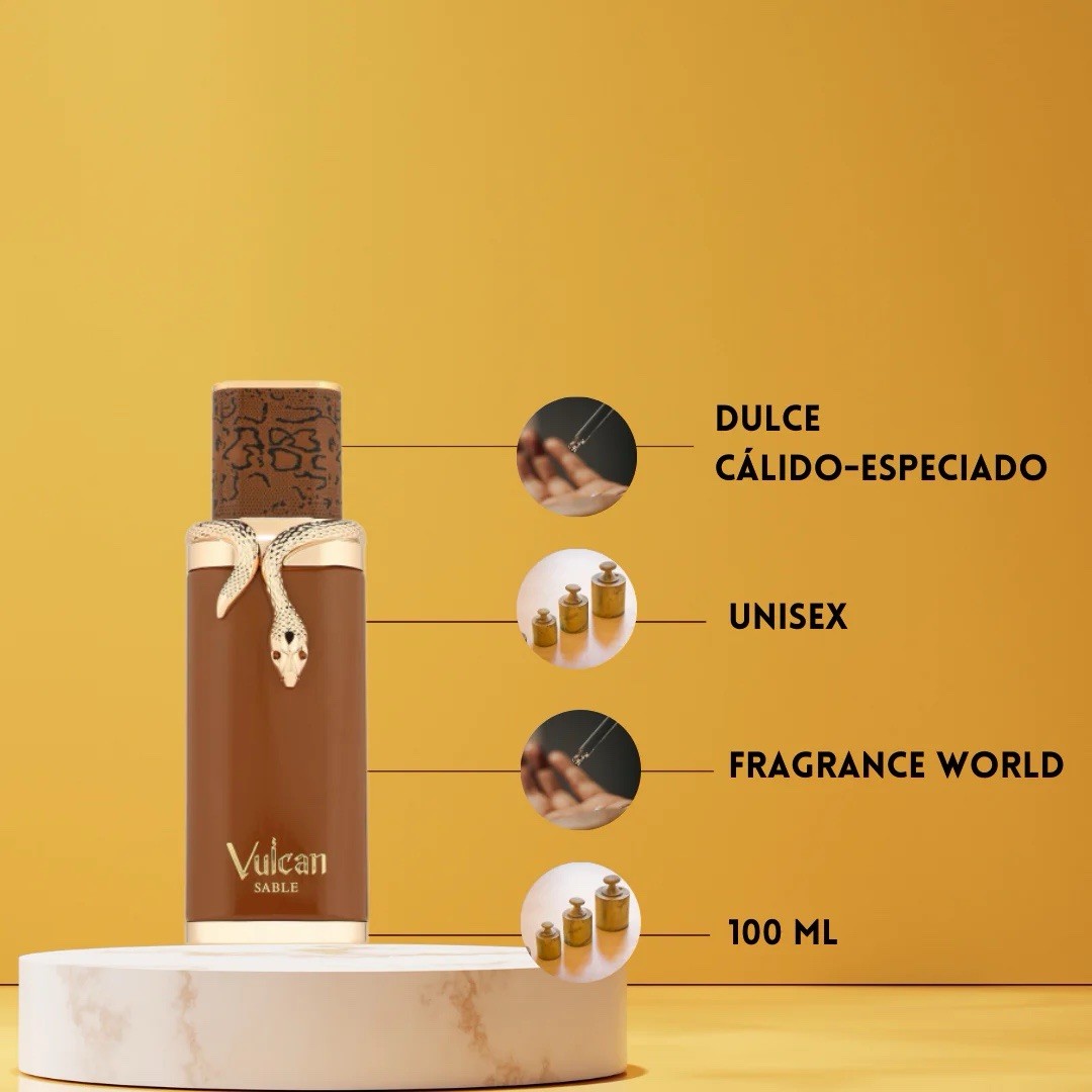 香水(男性用) French Avenue Vulcan Sable Vulcan Sable Eau De Parfum By French Avenue Fragrance World