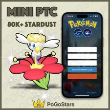Pokémon PTC GO - Shiny Red Flower Flabebe - 80K Stardust✨Read Description✨