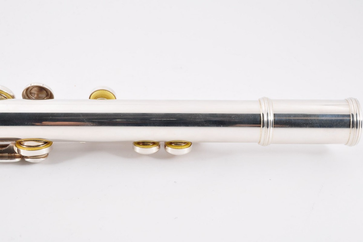 YFL−412LSE Yfl-412LSE Shimamura Limited Model Silver Flute with Gold