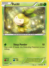 PETILIL 16/149 UNCOMMON BOUNDARIES CROSSED POKEMON HEAVILY PLAYED on eBay