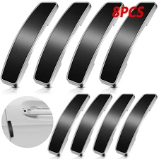8Pcs Black Car Door Edge-Scratch Anti-collision Protector Guard Strip Universal