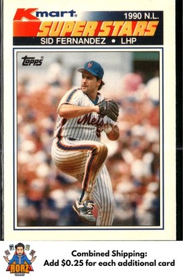 1990 Topps Kmart Super Stars #11 Sid Fernandez New York Mets