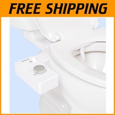 Bidet Toilet Attachment - Adjustable Water Pressure Nozzle