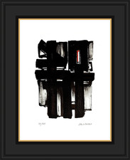 Pierre Soulages, Lithographie No.2, Lithograph, Numbered