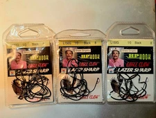 24 Eagle Claw   Lazer Sharp   Shaw Grigsby   L150G   1/0   Black   Hooks