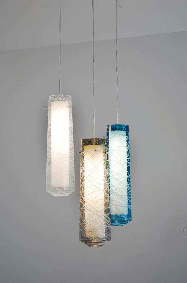 Mini colgante LED AFX SPP1000L30D1 hilado 5"W - níquel Foto 3 de 4