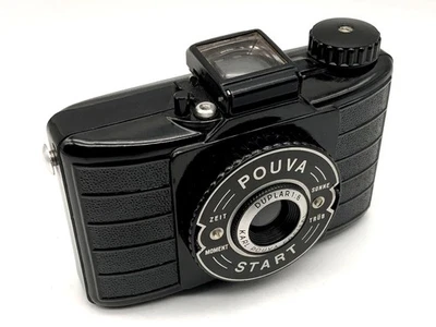 Pouva Start Rollfilmkamera mit Duplar 1:8 Bakelit Rollfilm Analogkamera Camera - Bild 1 von 4