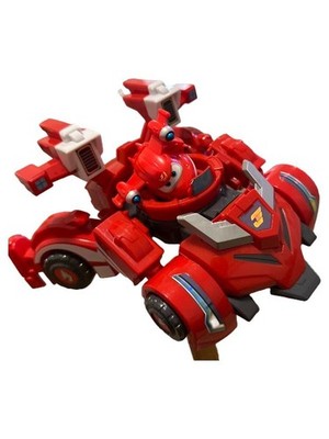 Super Wings Jett Transforming Vehicle Rot Actionfigur Abenteuer 24cm