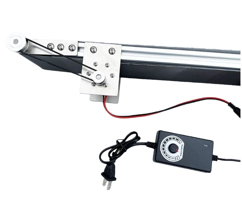 Assembly Line Label New Metal Desktop Conveyor Belt Small Assembly Line Electric Conveyor ...