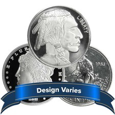 1 Troy oz Silver Round .999 Fine Secondary Market 97.93 per troy oz