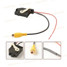 Car Reversing Cable Reverse Backup Camera RCA Cable Adaptor For VW Skoda 26 Pin