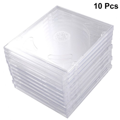 10PCS / Storage Case Plastic Video Storage Case Standard Jewel Cases - Afbeelding 4 van 12
