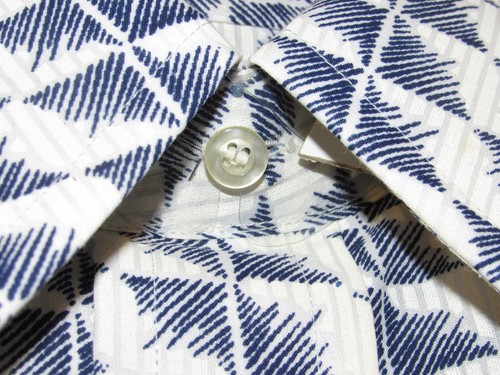 UNUSED MEN'S VINTAGE ANDHURST 1970s SHORT SLEEVE SHIRT! UNUSUAL PATTERN/NOS 16.5 - Picture 3 of 8