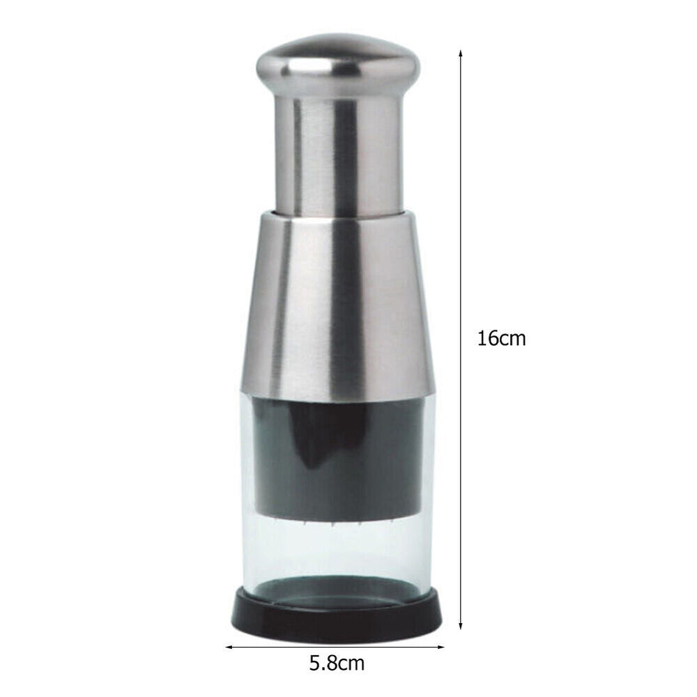 Stainless Steel Vegetable Chopper Kitchen Tools Mini Garlic Mincer Garlic Press-image