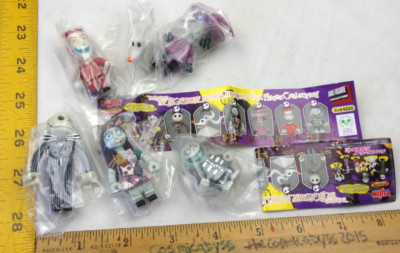 Nightmare Before Christmas YUJIN set of 6 figures Capsule Characters 2000s