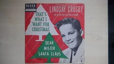 THAT'S WHAT I WANT FOR CHRISTMAS Decca Records 10" 78rpm 1951