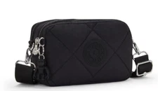 Kipling COSMIC BLACK QL Women's Milda Quilted Crossbody Bag, US Small
