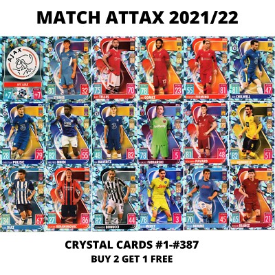 Match Attax 2021/22 21/22 Champions League Crystal Parallel Karten