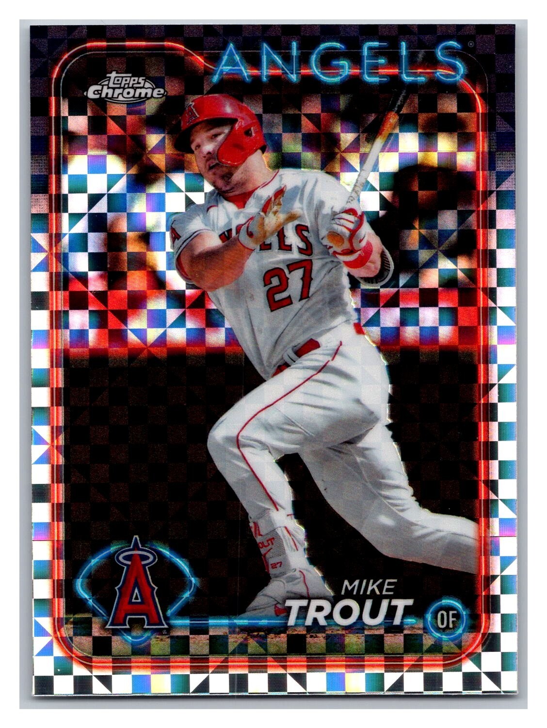 2024 Topps Chrome - Mike Trout #200 X-Fractor
