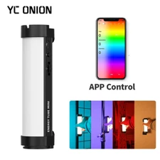 YC Onion Energy Tube Mini RGB LED Video Tube Light Stick Magnetic APP Control 